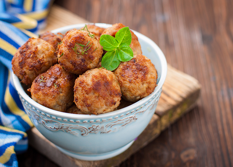 Pork Meatballs | DiLuigi Foods
