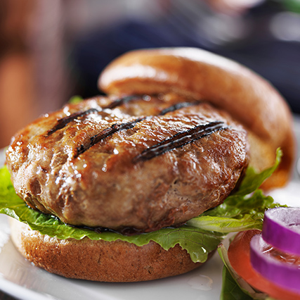 Onion & Pepper Turkey Patties