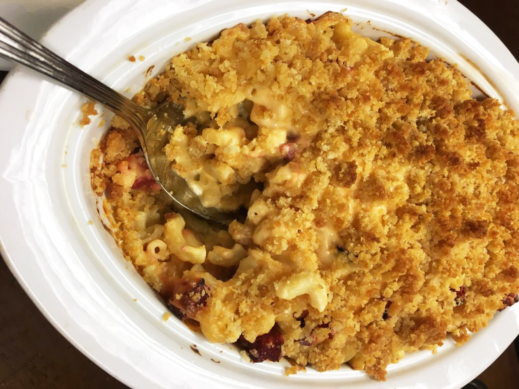 Macaroni and Cheese with Chinese Sausage DiLuigi Foods
